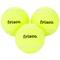 Show in main carousel: Frisco Fetch Squeaky Tennis Ball Dog Toy, X-Small/Small, 3 count slide 1 of 7