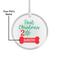 Show in main carousel: Frisco Christmas "First Christmas" Round Shaped Personalized Ornament slide 5 of 7