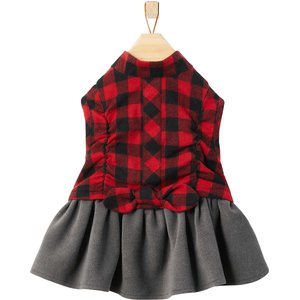 Frisco Flannel Dog & Cat Dress, Small