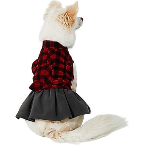 Frisco Flannel Dog & Cat Dress, Small