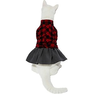 Frisco Flannel Dog & Cat Dress, Small