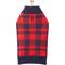 Show in main carousel: Frisco Fleece Lined Buffalo Plaid Mock Neck Dog & Cat Sweater, Navy, Medium slide 4 of 9
