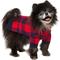 Show in main carousel: Frisco Fleece Lined Buffalo Plaid Mock Neck Dog & Cat Sweater, Navy, Small slide 3 of 9