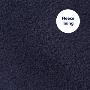 Frisco Fleece Lined Buffalo Plaid Mock Neck Dog & Cat Sweater, Navy, XX-Large