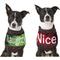 Show in main carousel: Frisco Flip Sequin Naughty/Nice Dog & Cat Bandana, Medium/Large slide 1 of 12