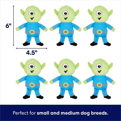 Show full view: Frisco Flying Saucer & Aliens Hide & Seek Puzzle Plush Squeaky Dog Toy, Small/Medium slide 3 of 7