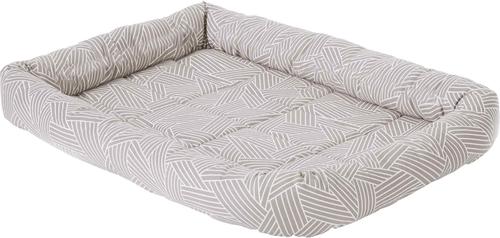 Show full view: Frisco Fold & Carry Double Door Collapsible Wire Dog Crate, 24 inch & Frisco Gray Basket Weave Dog Crate Mat, 24-in slide 4 of 5