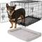 Show in main carousel: Frisco Fold & Carry Double Door Collapsible Wire Dog Crate, 30 inch & Frisco Gray Basket Weave Dog Crate Mat, 30-in slide 1 of 6