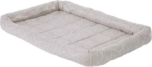 Show full view: Frisco Fold & Carry Double Door Collapsible Wire Dog Crate, 30 inch & Frisco Gray Basket Weave Dog Crate Mat, 30-in slide 4 of 6