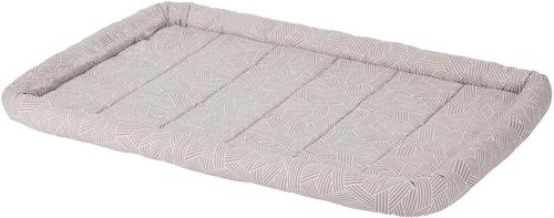 Show full view: Frisco Fold & Carry Double Door Collapsible Wire Dog Crate, 42 inch & Frisco Gray Basket Weave Dog Crate Mat, 42-in slide 4 of 6