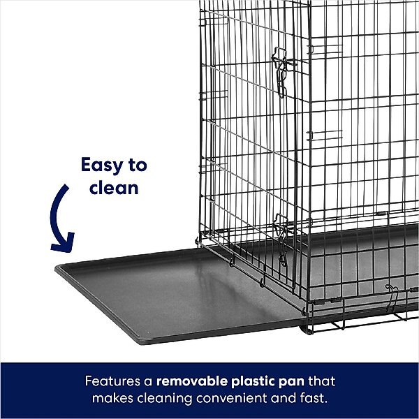 Frisco Fold & Carry Double Door Collapsible Wire Dog Crate