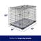 Show in main carousel: Frisco Fold & Carry Double Door Collapsible Wire Dog Crate & Mat Kit, Large slide 3 of 10