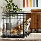 Frisco Fold & Carry Double Door Collapsible Wire Dog Crate, Med/Large