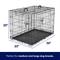Show in main carousel: Frisco Fold & Carry Double Door Collapsible Wire Dog Crate, Med/Large slide 2 of 10