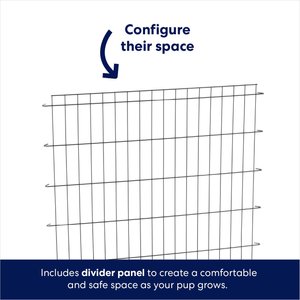 Frisco Fold & Carry Double Door Collapsible Wire Dog Crate, X-Large