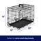 Show in main carousel: Frisco Fold & Carry Double Door Collapsible Wire Dog Crate, X-Small slide 2 of 10