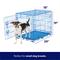 Show in main carousel: Frisco Fold & Carry Single Door Collapsible Wire Dog Crate, Blue, Small slide 3 of 12