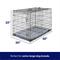 Show in main carousel: Frisco Fold & Carry Single Door Collapsible Wire Dog Crate & Mat Kit, X-Large slide 2 of 11