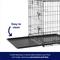 Show in main carousel: Frisco Fold & Carry Single Door Collapsible Wire Dog Crate & Mat Kit, X-Large slide 5 of 11