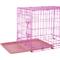 Show in main carousel: Frisco Fold & Carry Single Door Collapsible Wire Dog Crate, Pink, Pink, Small slide 4 of 11