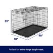 Show in main carousel: Frisco Fold & Carry Single Door Collapsible Wire Dog Crate, X-Large slide 2 of 10