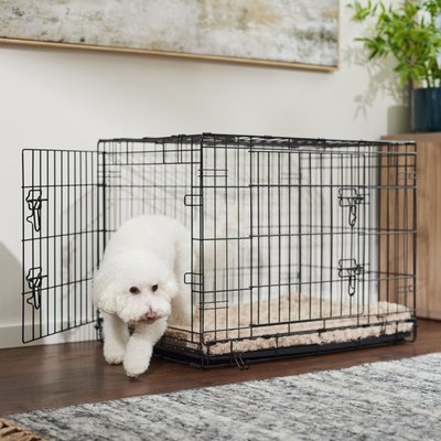 Frisco Frisco Fold & Carry Single Door Collapsible Wire Dog Crate, X-Small