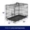 Show in main carousel: Frisco Fold & Carry Single Door Collapsible Wire Dog Crate, X-Small slide 2 of 10