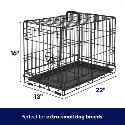 Frisco Fold & Carry Single Door Collapsible Wire Dog Crate