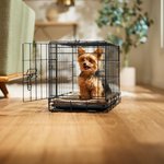 Fold & Carry Single Door Collapsible Wire Dog Crate, XX-Small