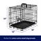 Show in main carousel: Frisco Fold & Carry Single Door Collapsible Wire Dog Crate, XX-Small slide 3 of 11