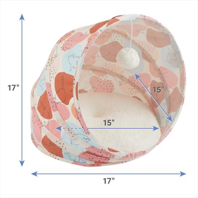 Show full view: Frisco Foldable Covered Canopy Cat Bed, Calico Cat slide 2 of 9