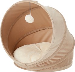 Frisco Foldable Covered Canopy Cat Bed, Sand slide 2 of 5