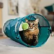 Show in main carousel: Frisco Foldable Play Tunnel with Mesh Cat Toy, Baltic Teal slide 1 of 6