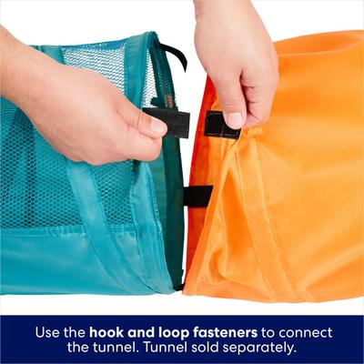 Show full view: Frisco Foldable Play Tunnel with Mesh Cat Toy, Baltic Teal slide 3 of 6