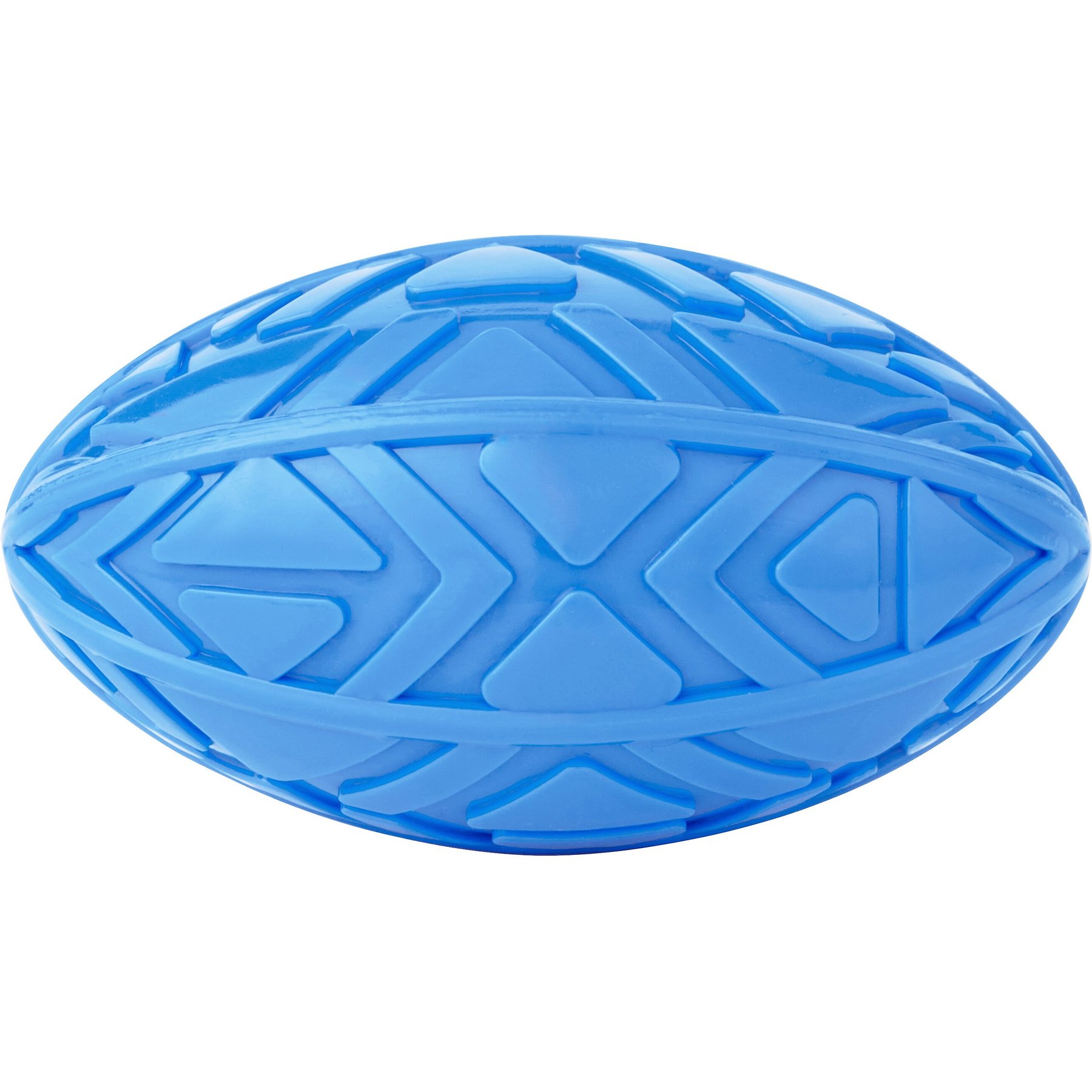 Frisco Football TPR Squeaky Dog Toy, Blue, Medium