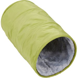Frisco Forest Crinkle Plush Small Pet Tunnel, Green