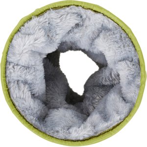Frisco Forest Crinkle Plush Small Pet Tunnel, Green