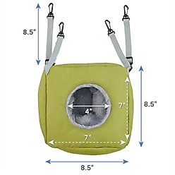 Frisco Forest Plush Small Pet Hanging Cube, Green slide 2 of 5