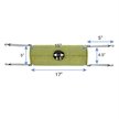 Show in main carousel: Frisco Forest Plush Small Pet Hanging Tunnel, Green slide 2 of 6