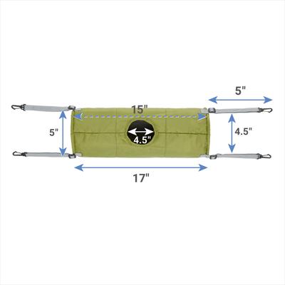 Show full view: Frisco Forest Plush Small Pet Hanging Tunnel, Green slide 2 of 6
