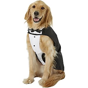 Frisco Formal Dog & Cat Tuxedo, Black, XX-Large