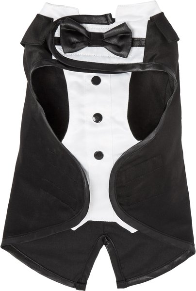 Frisco Formal Dog & Cat Tuxedo, Black