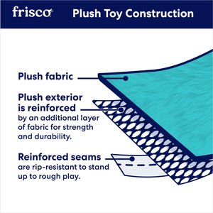 Frisco Fox Plush Squeaky Dog Toy, Small/Medium