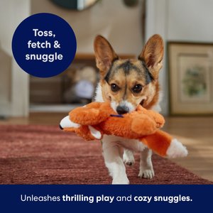 Frisco Fox Plush Squeaky Dog Toy, Small/Medium