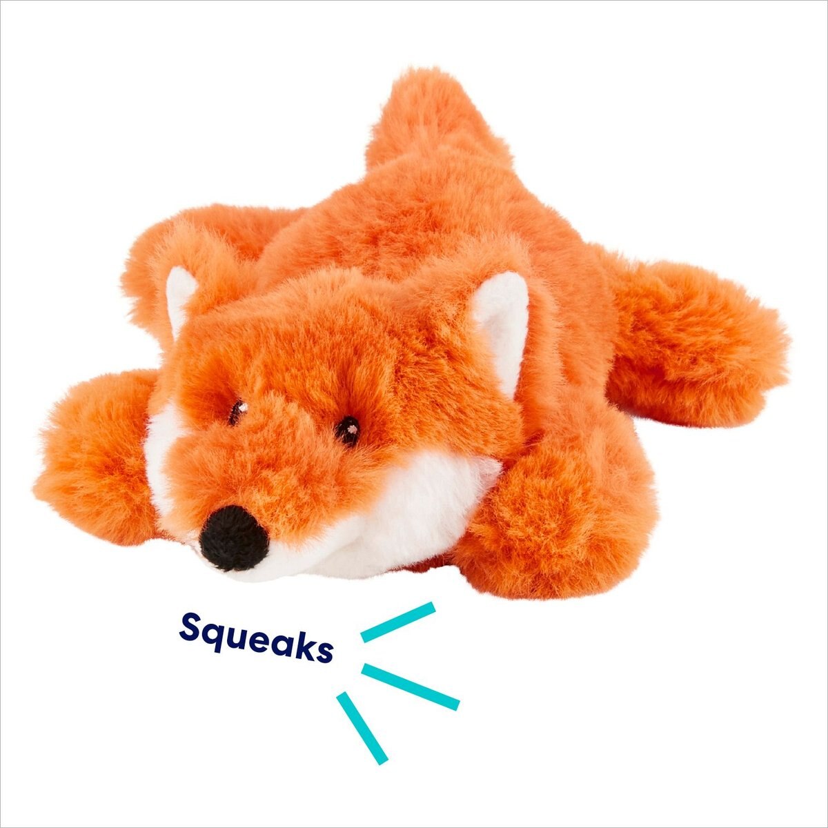 Frisco Fox Disc Plush Squeaky Dog Toy