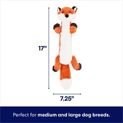 Frisco Fox Skinny Plush Squeaky Dog Toy, Medium/Large slide 2 of 6