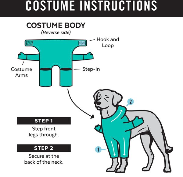 Frisco Front Walking 80s Retro Kid Dog & Cat Costume