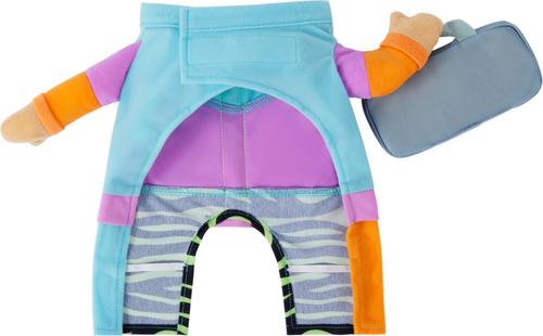 Show full view: Frisco Front Walking 80s Retro Kid Dog & Cat Costume, Medium slide 6 of 10