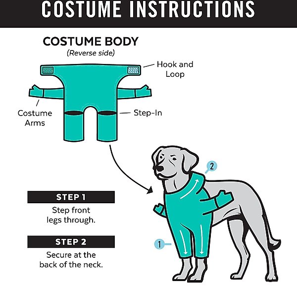 Frisco Front Walking Alien Dog & Cat Costume