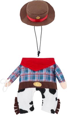 Show full view: Frisco Front Walking Cowboy Dog & Cat Costume, Medium slide 5 of 10